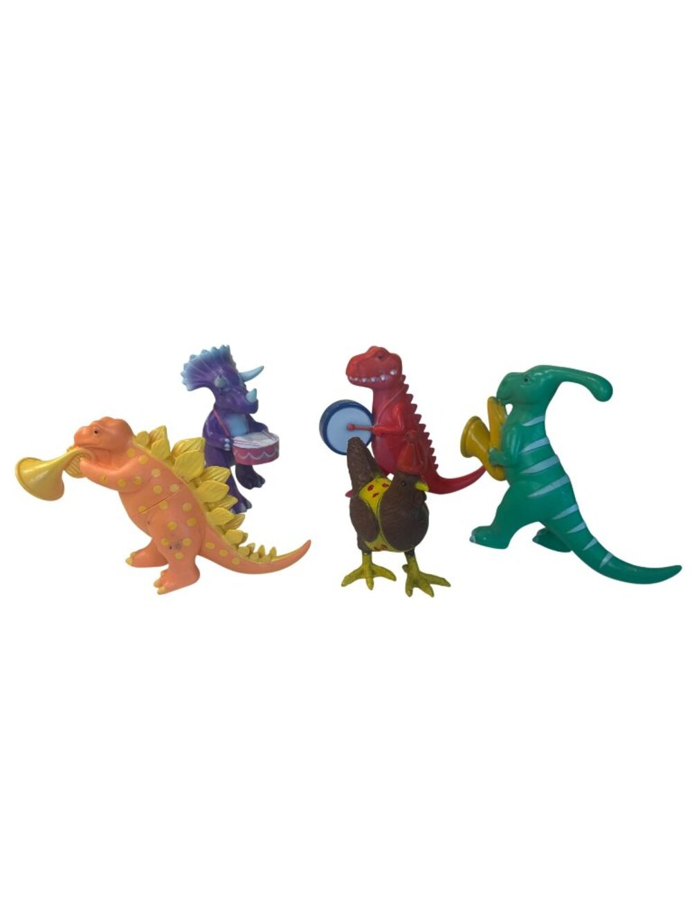 Ankyo Target Bullseye Party Animals Dinosaurs Chicken Costumes Figures Lot of 5